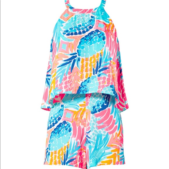 Lilly Pulitzer Dresses & Skirts - Lily Pulitzer Edona Romper Size 00 NWT